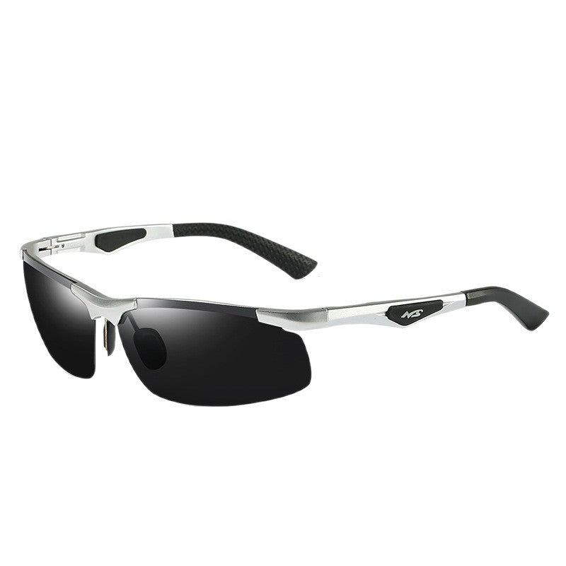 Aluminum Magnesium Polarized Sports Sunglasses UV400 Cycling Men