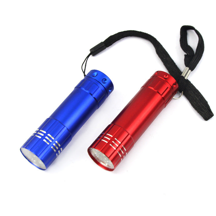9 LED UV Ultra-Light Aluminum Alloy Ultraviolet Torch