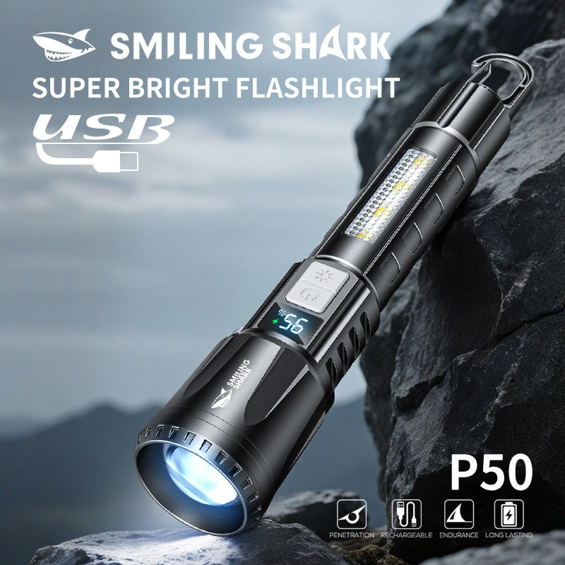 Rechargeable COB LED Work Flashlight