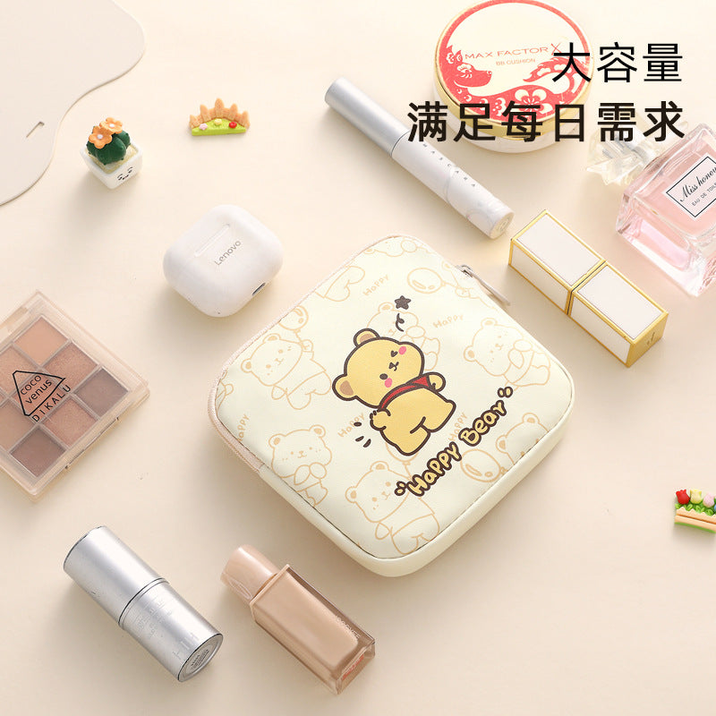 Portable Sanitary Napkin Storage Pouch - Cube, PVC