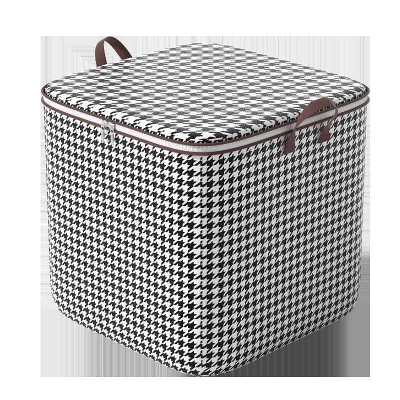 Houndstooth Waterproof Quilt Storage Bag - Large