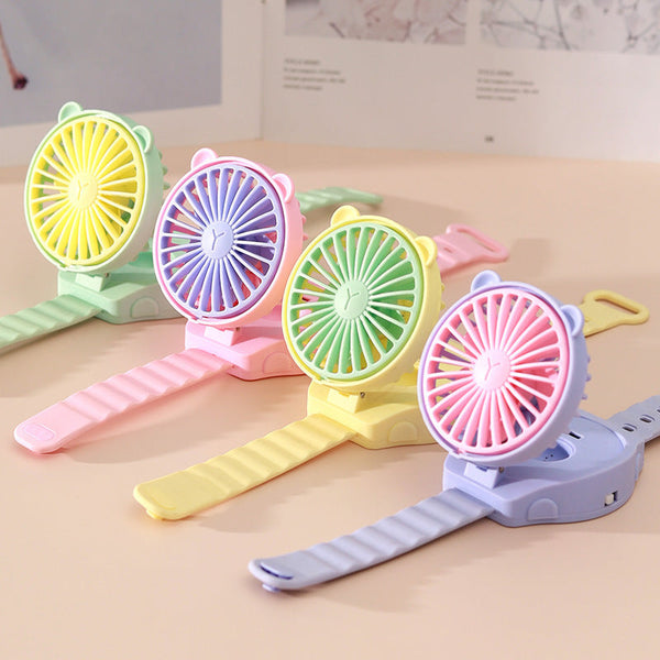 Rechargeable Portable Wrist Cooling Fan with Adjustable Strap