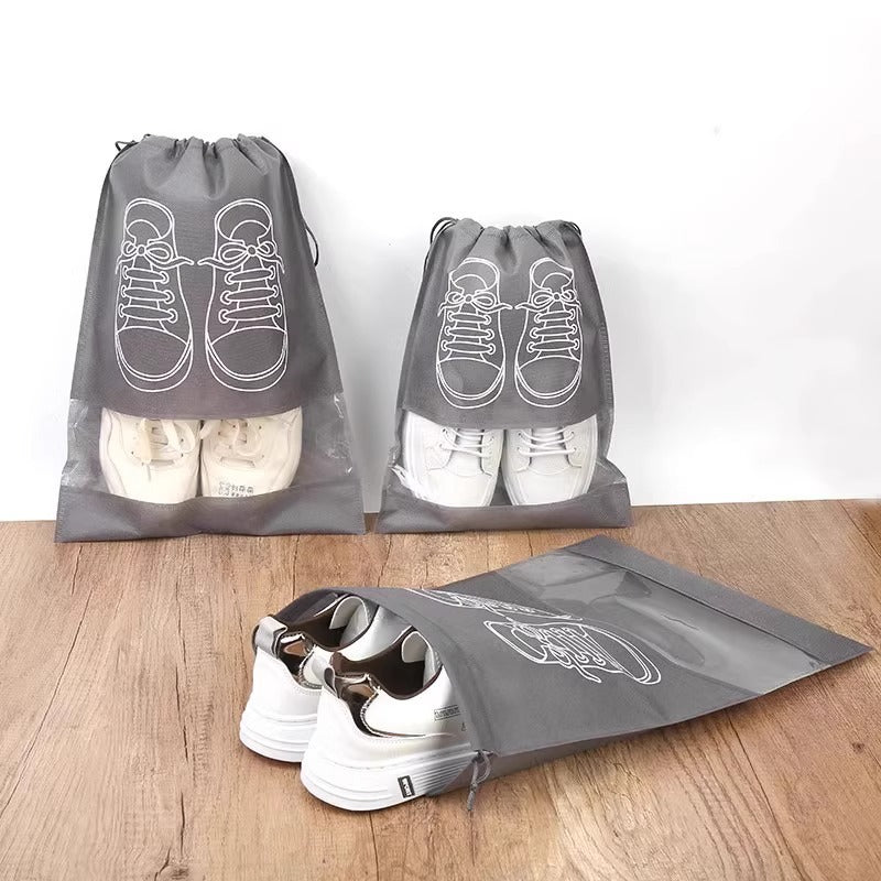 Transparent Shoe Storage Bag Set - Dustproof, 6 Pack