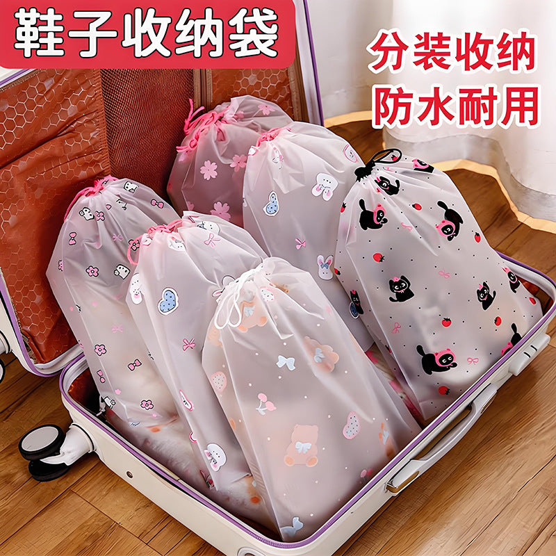 Printed Waterproof Travel Storage Bag Set - Sealed