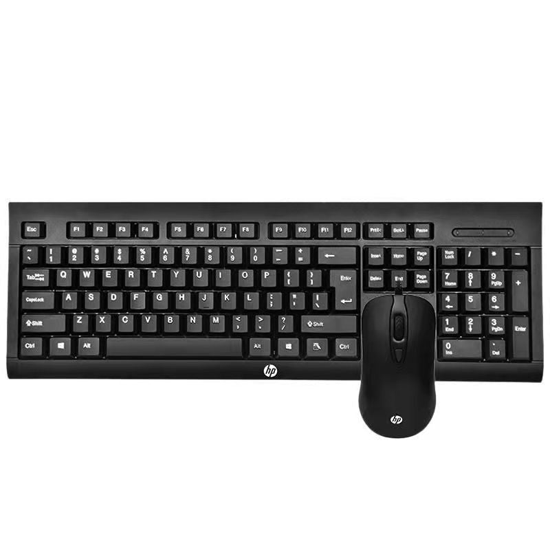 HP KM100 Wired Keyboard and Mouse Combo for Office and Gaming
