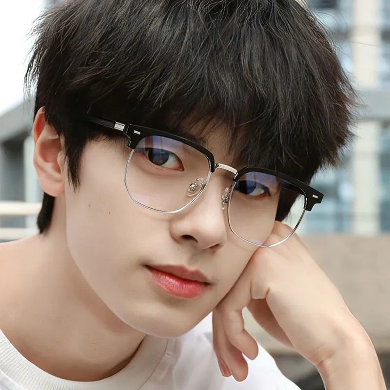 Half-Frame Blue Light Blocking Prescription Glasses
