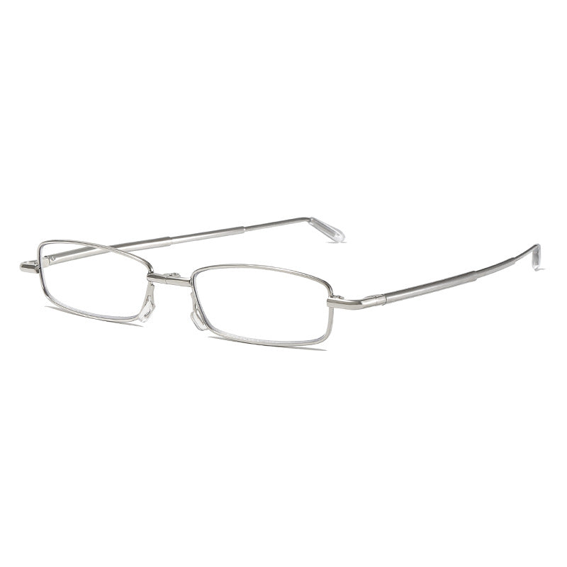 Portable Folding Stainless Steel Blue Light Reading Glasses