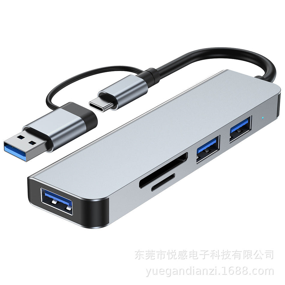 USB 5-in-1 Type-C Hub with USB 3.0 Expansion Ports