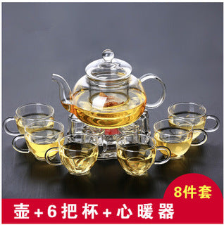 Yuxin Borosilicate Glass Fruit Tea Set - Filtering