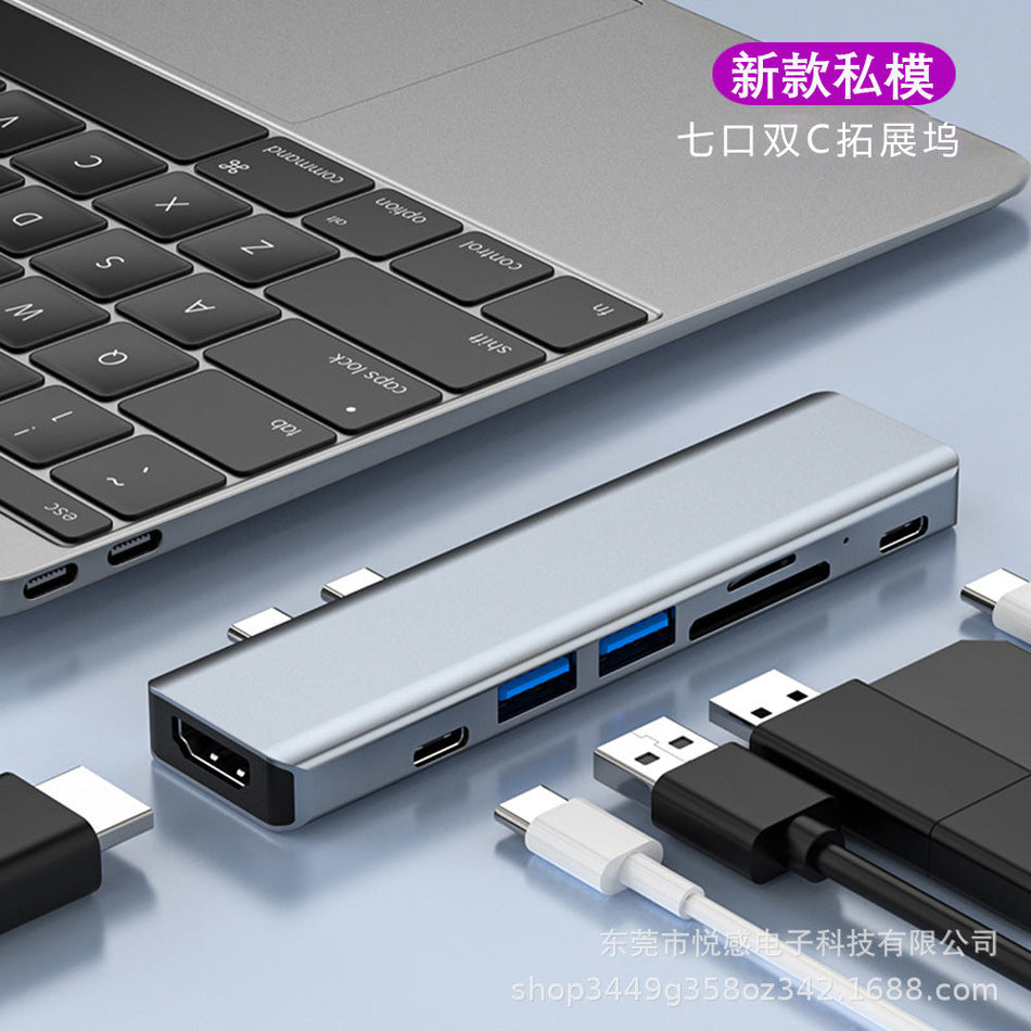USB 3.0 Hub Converter Dock for MacBook Thunderbolt Devices