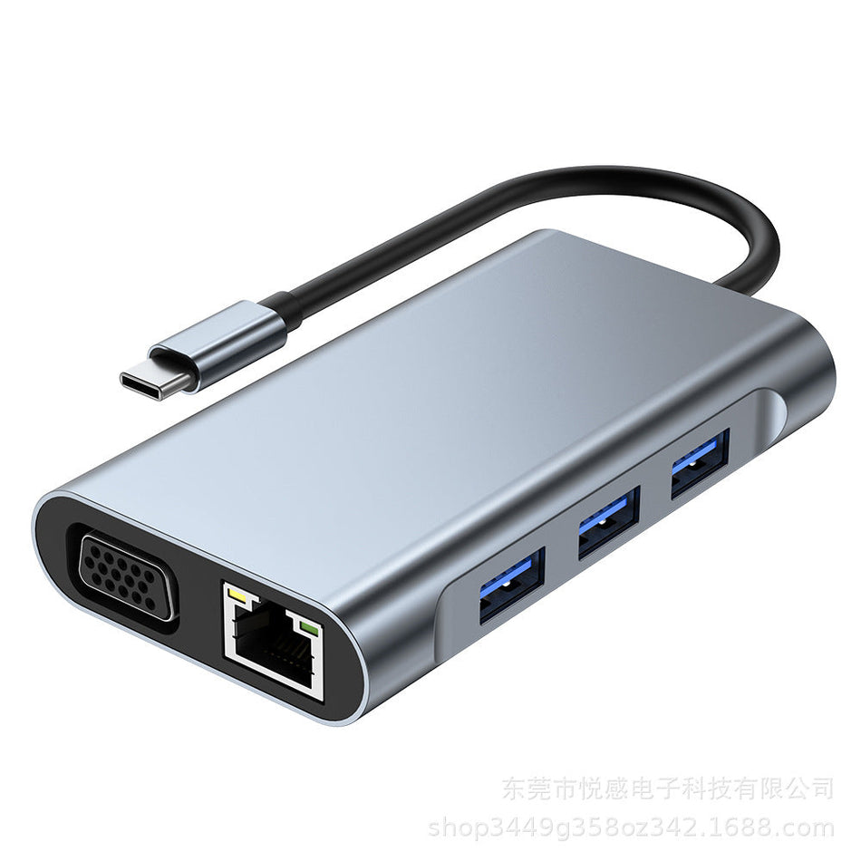 Type-C Hub Docking Station USB Extender for MacBook & Laptops