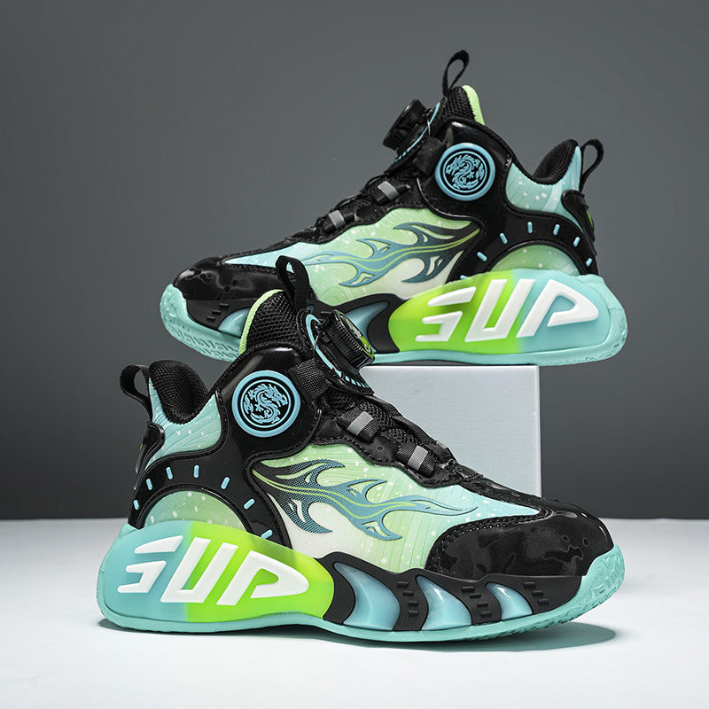 Kids' Basketball Shoes – Lightweight Dial-Fit Cushioned Sports