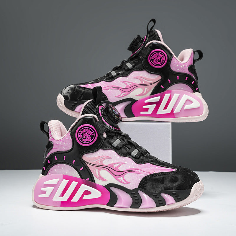 Kids' Basketball Shoes – Lightweight Dial-Fit Cushioned Sports