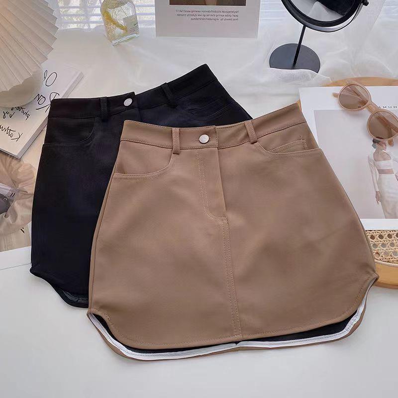 Women's High-Waist Slim Fit Skort with Tummy Control