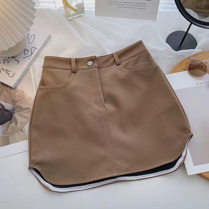 Women's High-Waist Slim Fit Skort with Tummy Control
