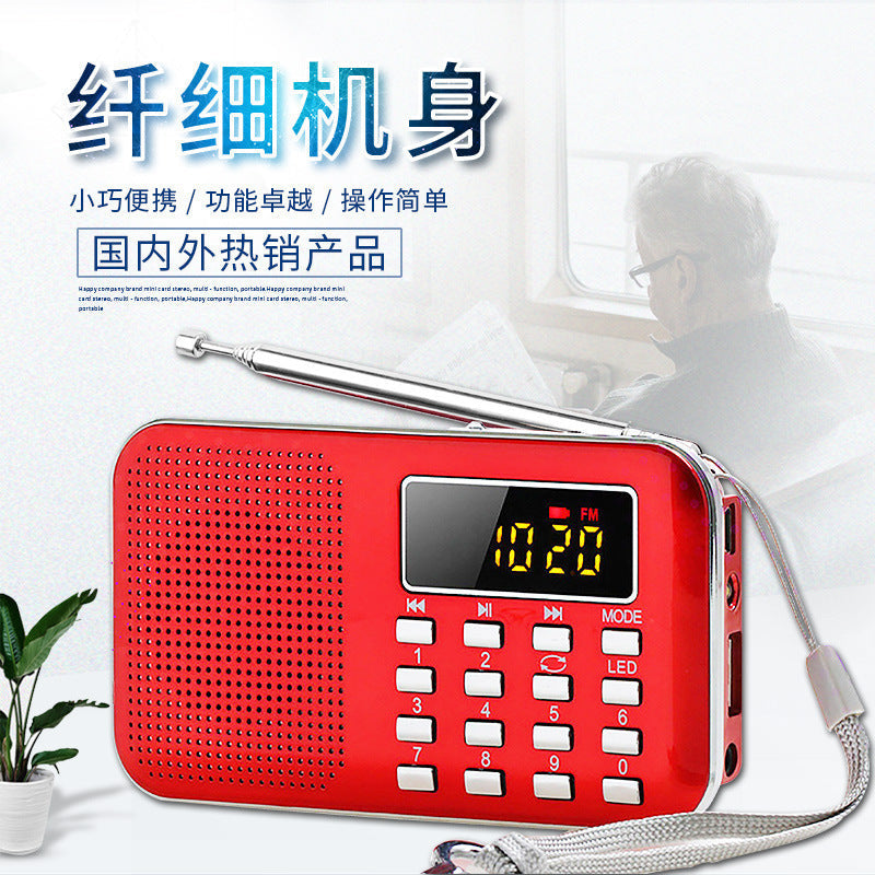 Portable Digital FM Radio MP3 Player with USB, TF Card & Display