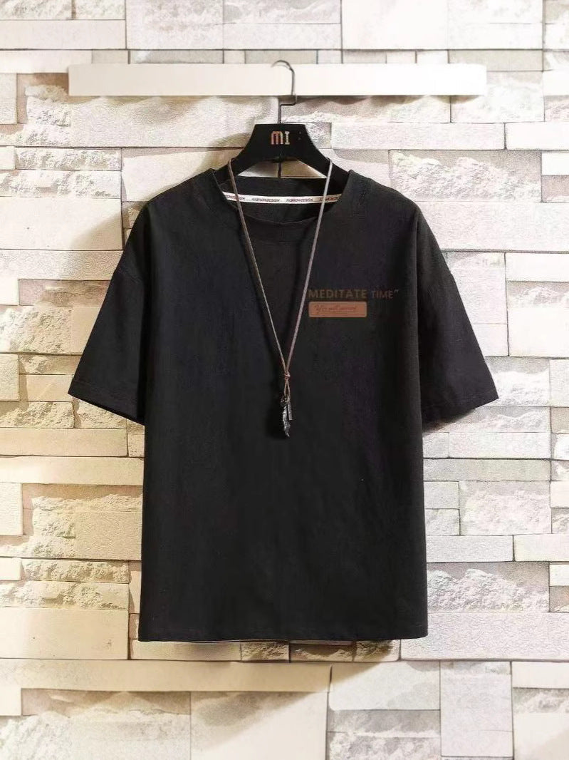 Men's Ice Silk Quick-Dry Loose Fit T-Shirt Plus Size Top