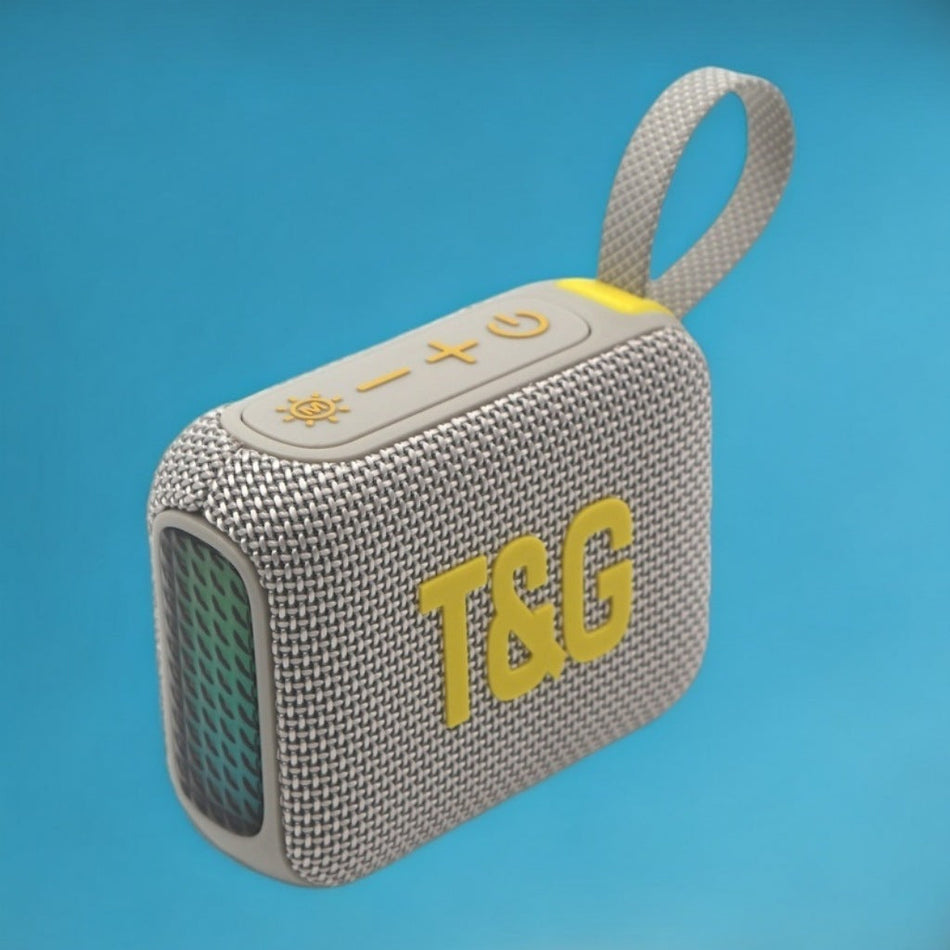 Portable Bluetooth 5.3 Speaker with LED Lights & TF Card Playback