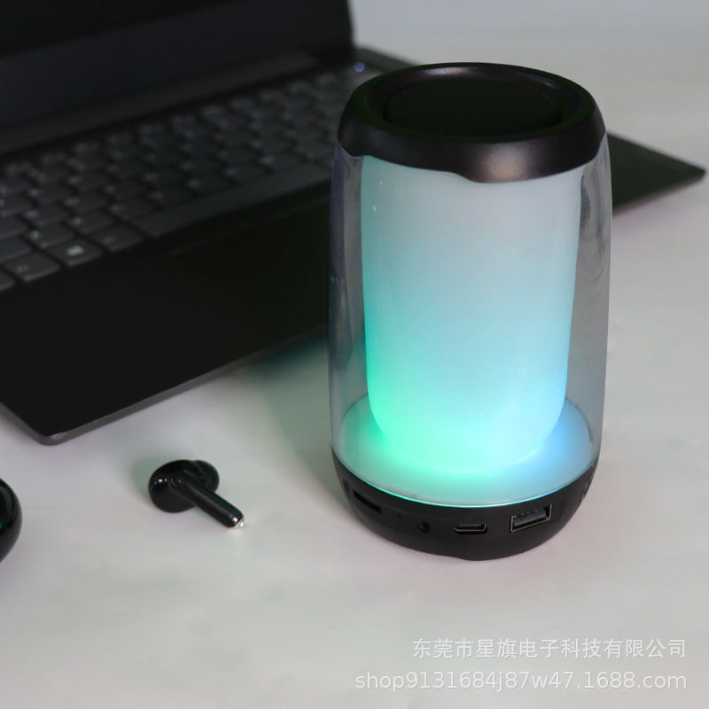 Pulse4 Mini Bluetooth Speaker with LED Lights & TF Card Playback
