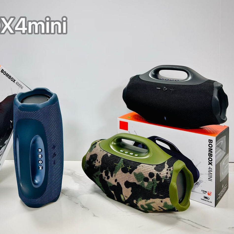 Boombox 4 Mini Wireless Bluetooth Speaker with FM Radio & TWS