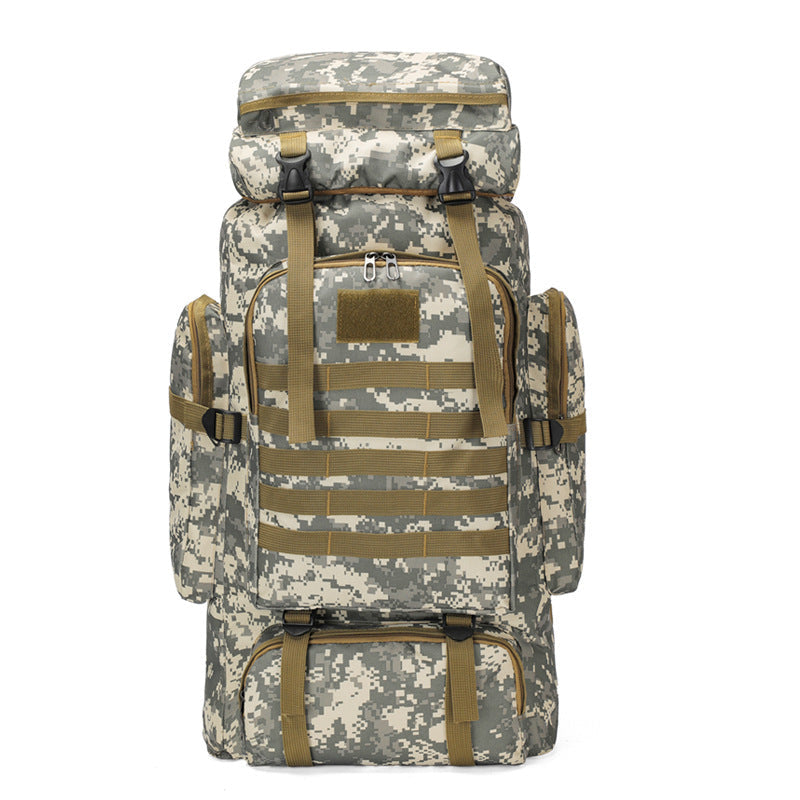 Large Capacity Camouflage Hiking and Camping Backpack
