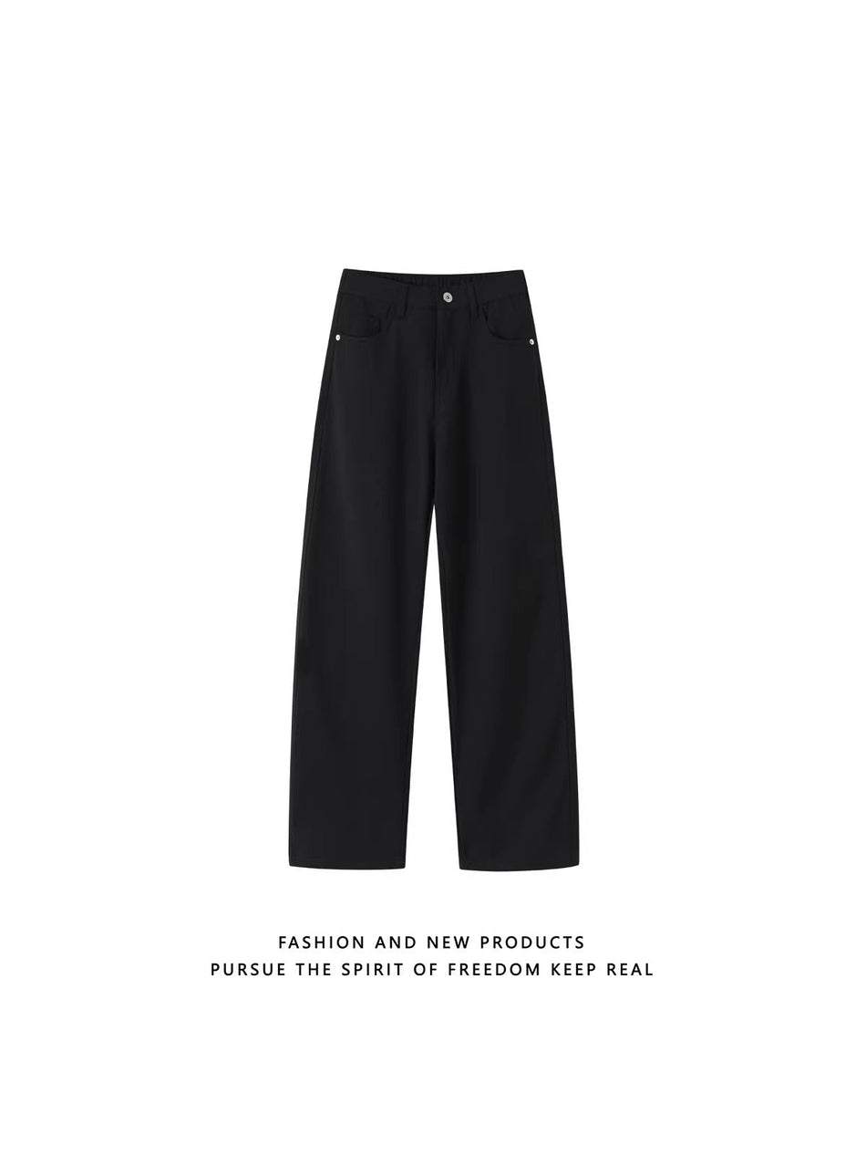Men's Cleanfit Straight Leg Jeans American Street Style Pants