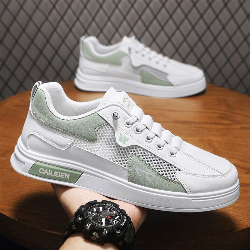 Men's Breathable Mesh Shoes Thick Sole Casual Sports Sneakers