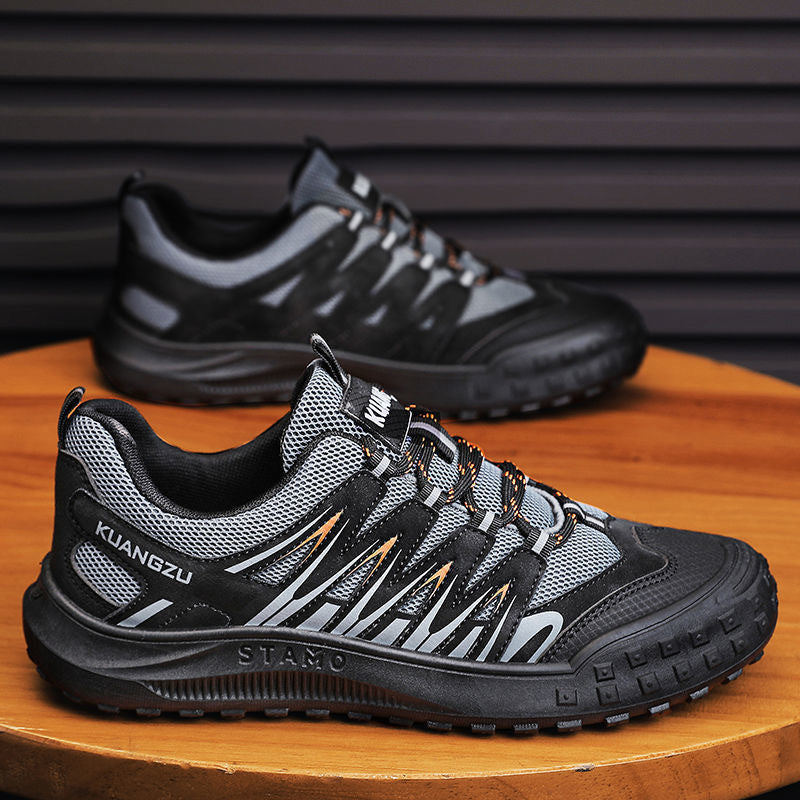 Men's Breathable Labor Protection Shoes Non-Slip Work Sneakers