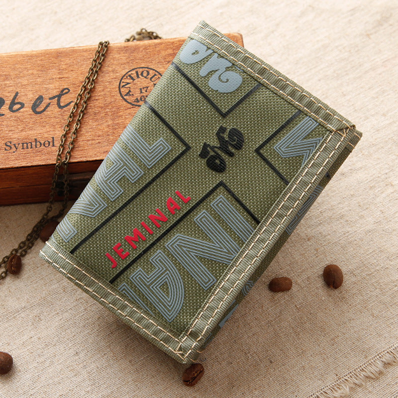 Men's Slim Tri-Fold Soft Leather Wallet with Card Slots