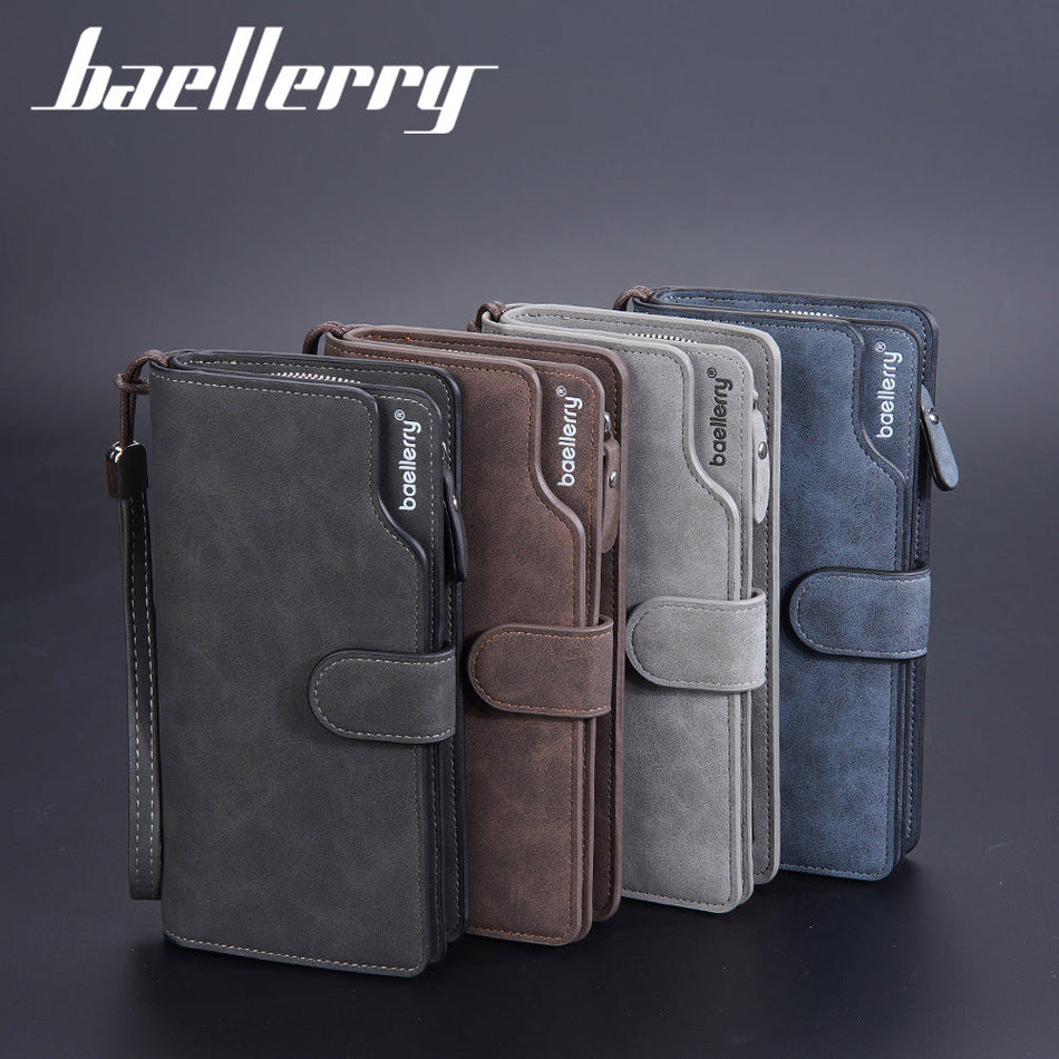 Baellerry Men's Zipper Multi Card Slot Clutch Bag
