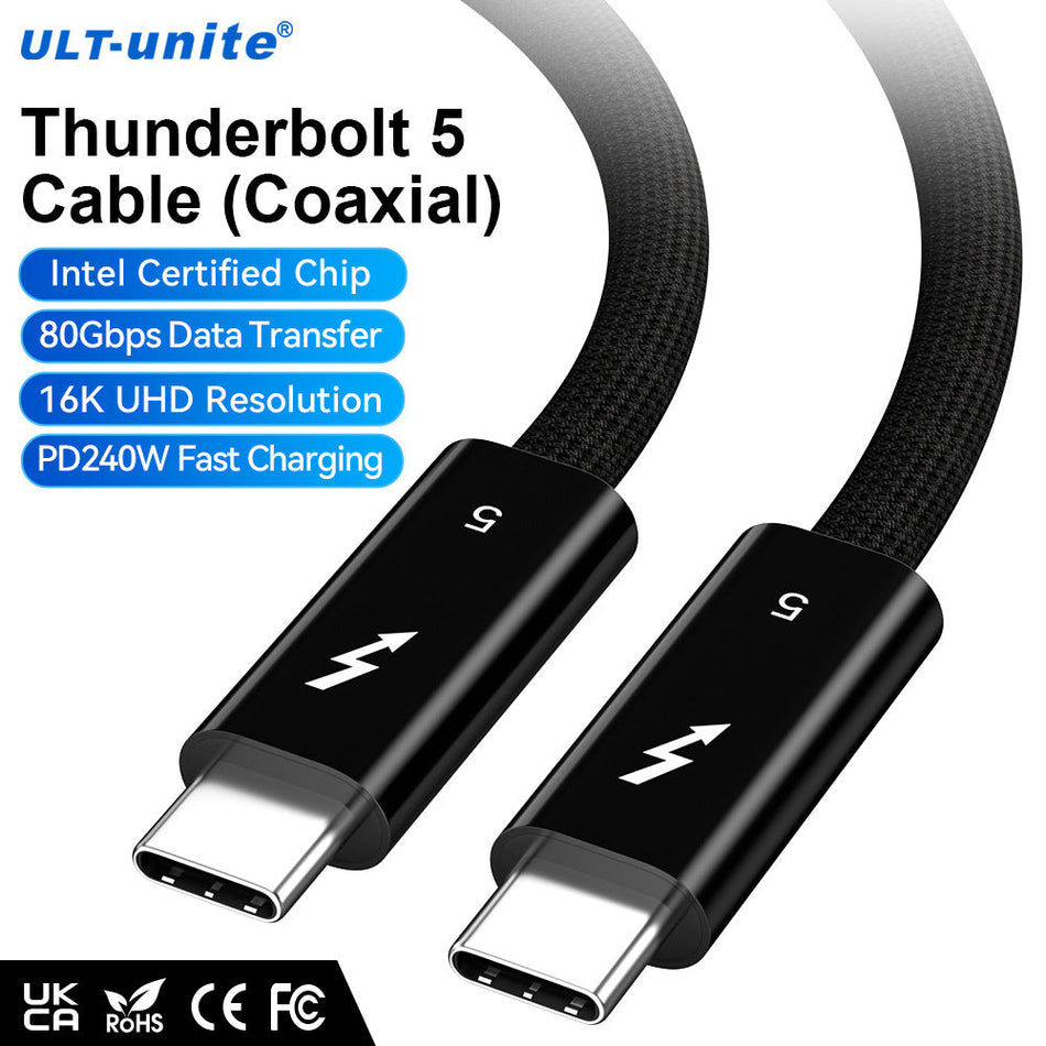 Thunderbolt 5 240W Coaxial Cable