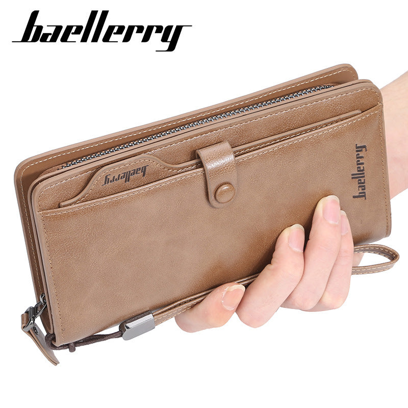 Baellerry Men's Retro Multi Card Slot Clutch Wallet Bag