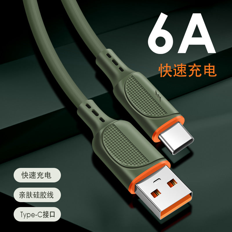 Soft Liquid Silicone Fast Charging Cable (1m Type-C / Lightning /