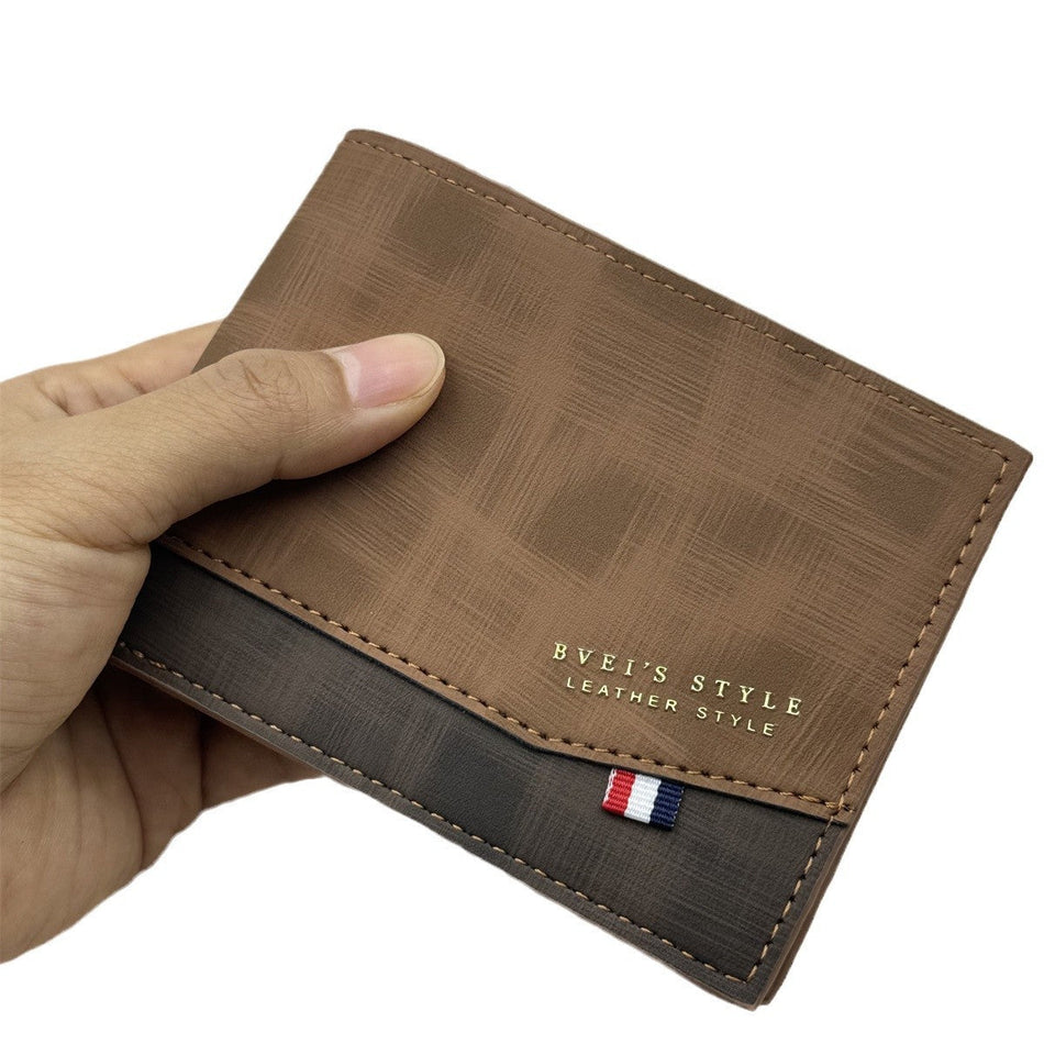 Men's Multi-Card Wallet with Coin Pocket and Storage