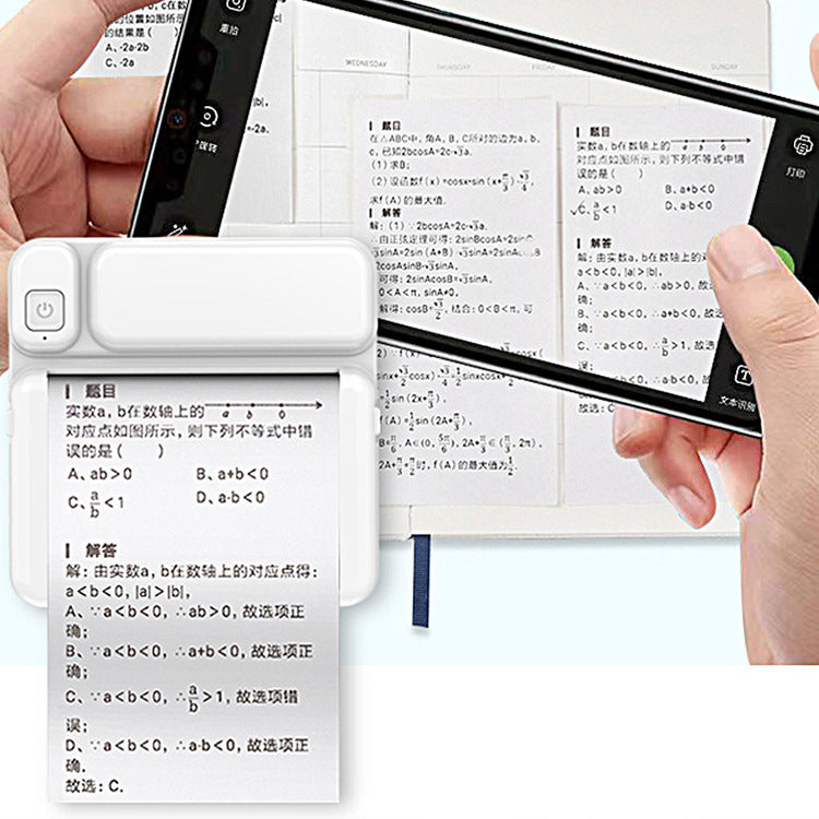 Mini Pocket Wireless Bluetooth Ink-Free Pocket Printer