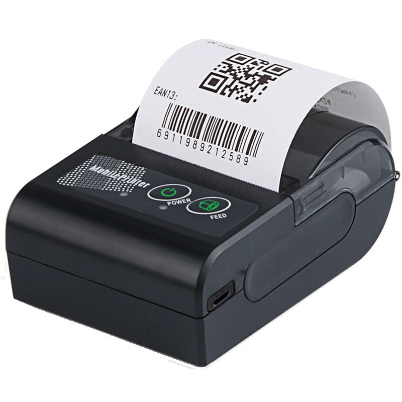 Portable 58mm Wireless Bluetooth Thermal Receipt Printer