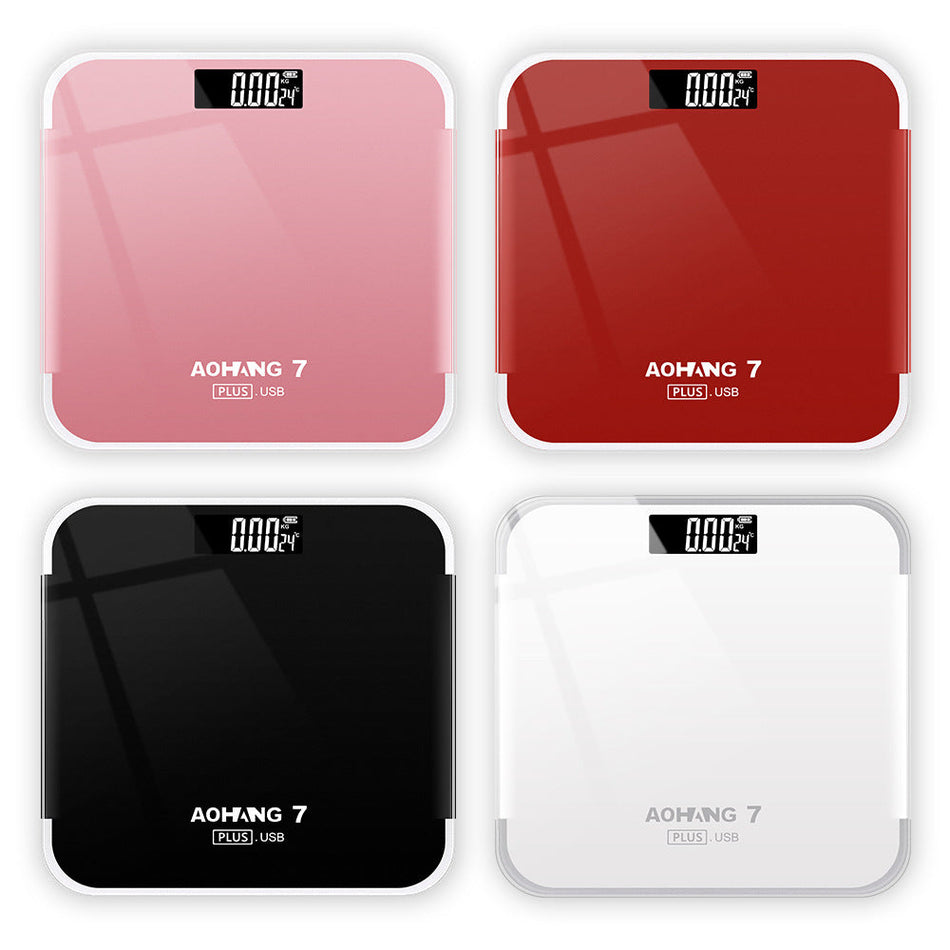Rechargeable Digital Weight Scale with 360kg Capacity, 30x28cm