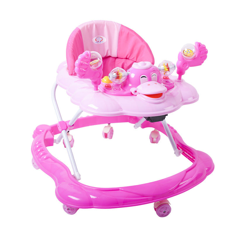 Interactive Musical Baby Walker with Lights and Anti Rollover
