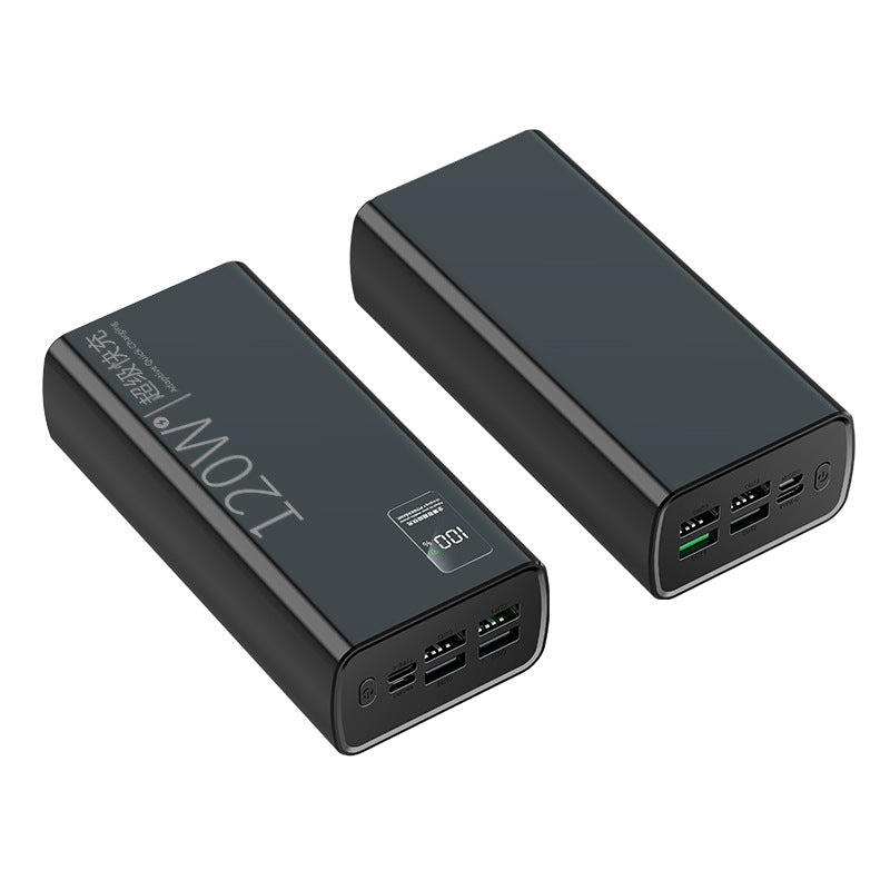 120W Fast Charging Power Bank 60000mAh Digital Display