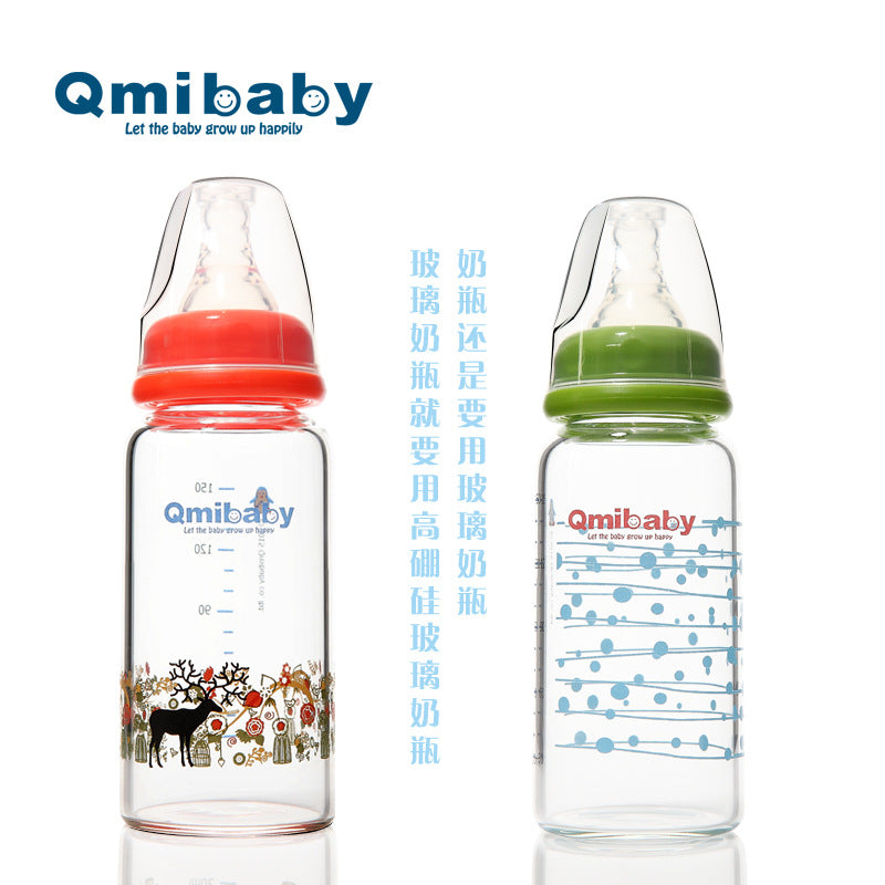 150ml Standard Caliber Glass Baby Feeding Bottle