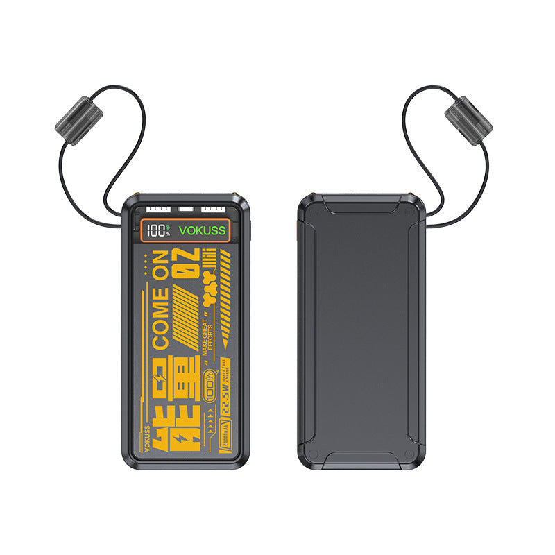 Armor Style Punk Power Bank 20000mAh 22.5W Fast Charging