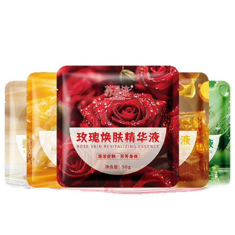 Sufanmu Bath Cream with Silk Protein & Milk Essence, 50g 5 Pack