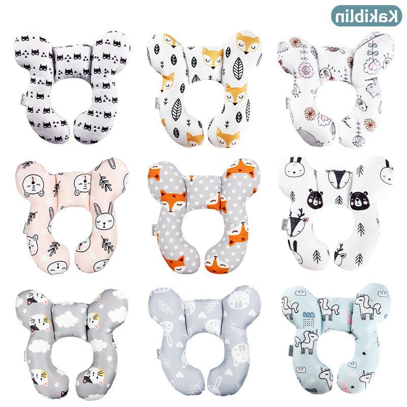 U-Shaped Cartoon Baby Travel Neck Pillow and Head Support