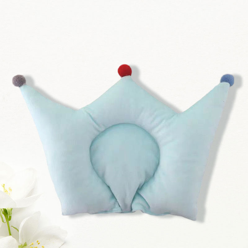 24x23cm Crown-Shaped Baby Head Shaping Pillow