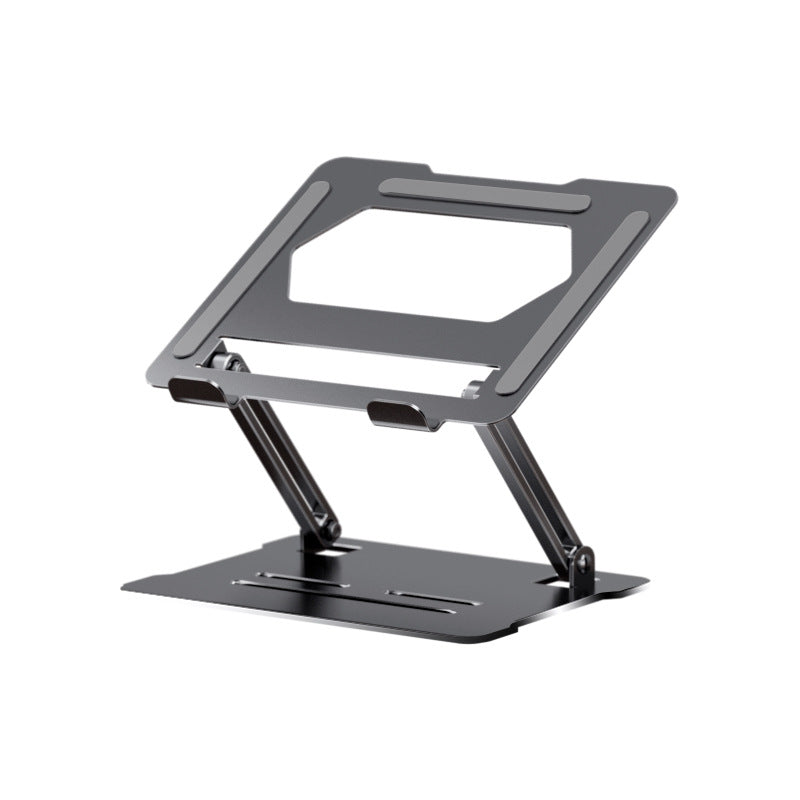 Folding Laptop Stand with Desktop Storage Shelf Riser