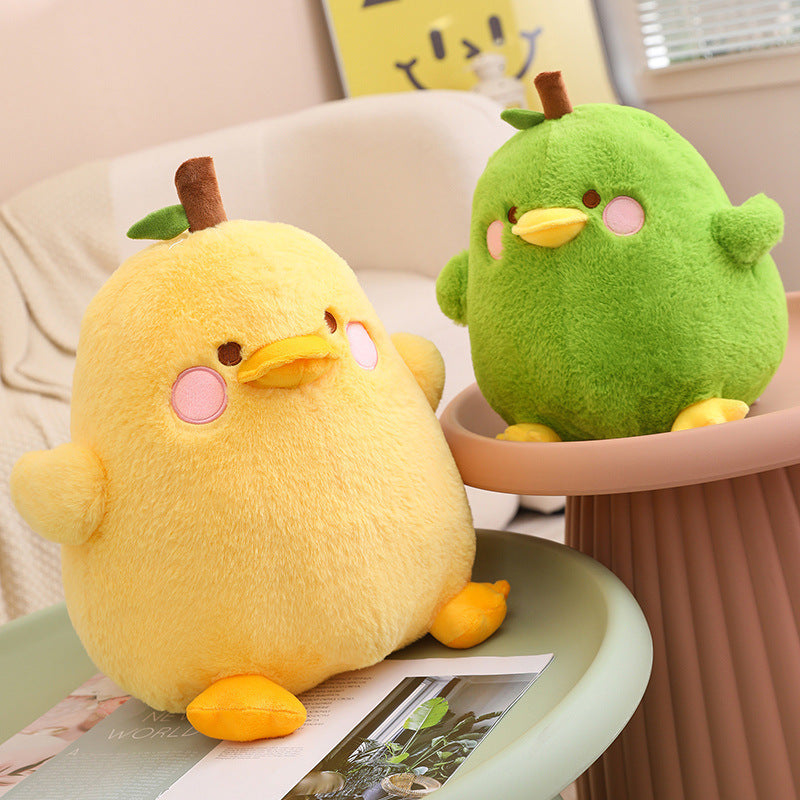 Duck Pear Plush Pillow and Animal Cushion
