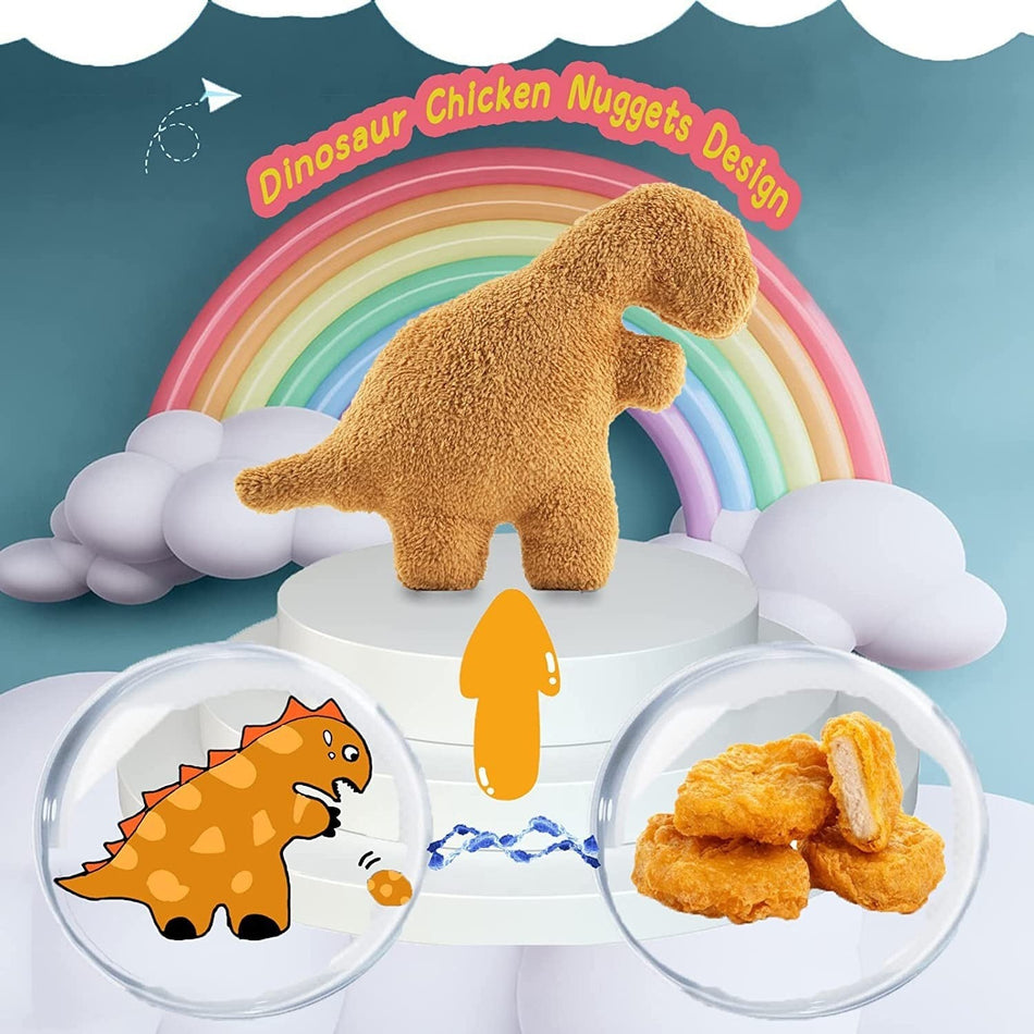 47cm Dino Chicken Nugget Plush Pillow