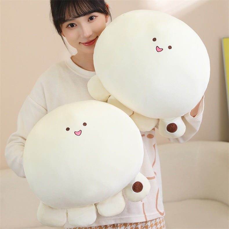 40x40cm Heated Octopus Dumpling Plush Hand Warmer Pillow