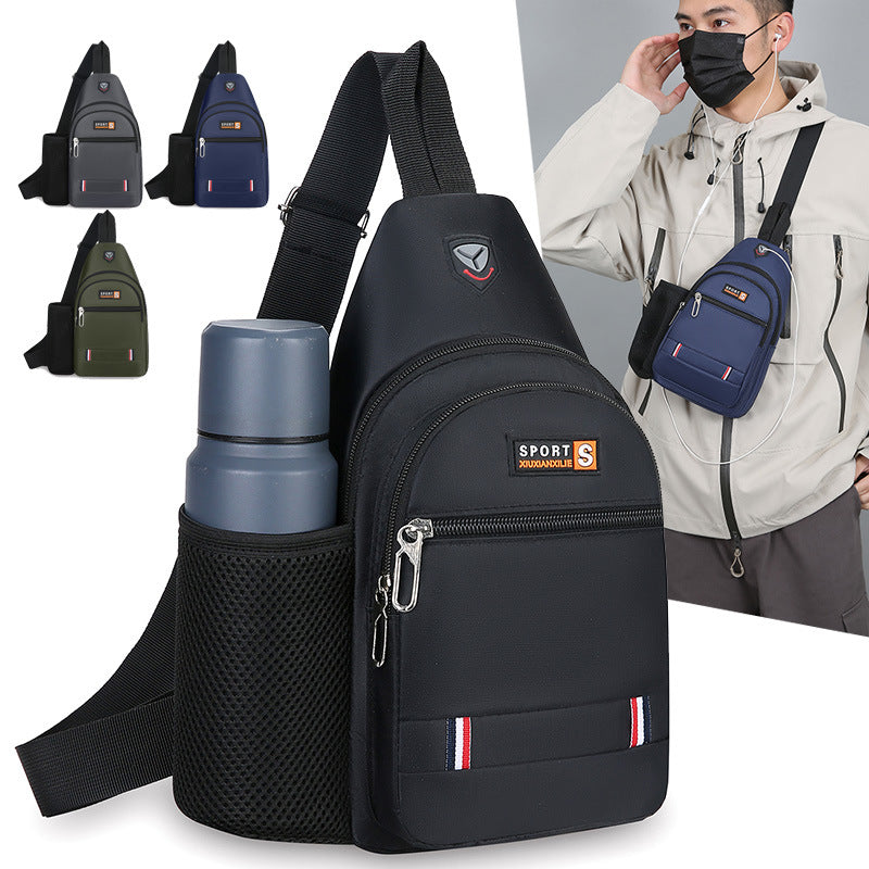 Men's Business Commuter Large Capacity Crossbody Chest Bag