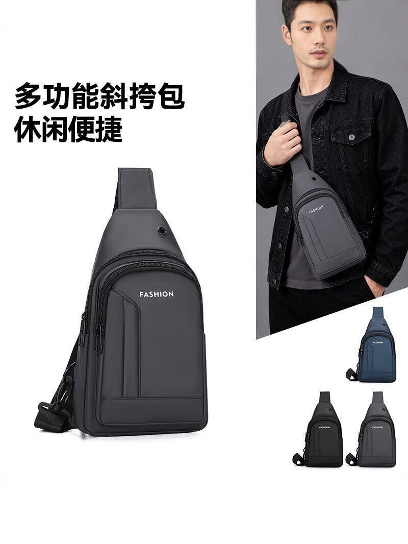 Men's Waterproof Multi-Functional Crossbody Travel Chest Bag